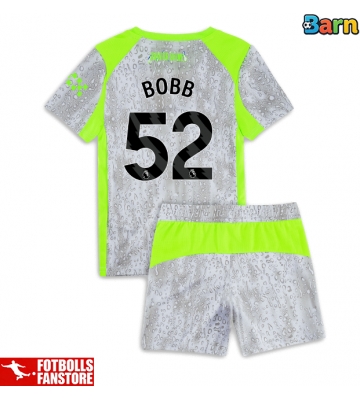Manchester City Oscar Bobb #52 Tredje Tröja Barn 2025-26 Kortärmad (+ Korta byxor)
